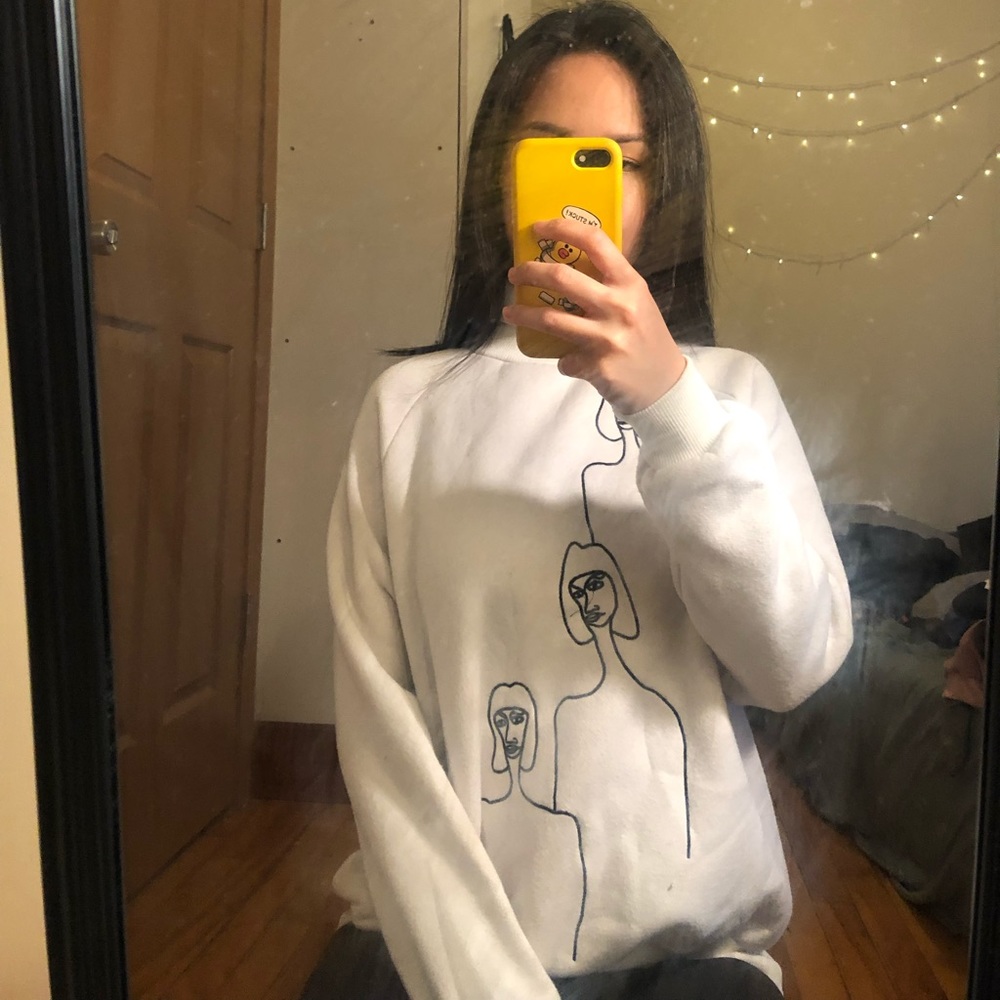 Graphics Turtleneck Sweatshirt